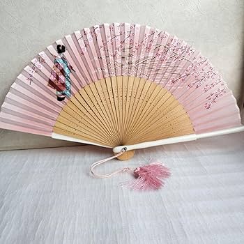 専用です☆アンティーク綺麗なピンクに花扇の着物単品 アンティーク綺麗なピンクに花扇の着物単品